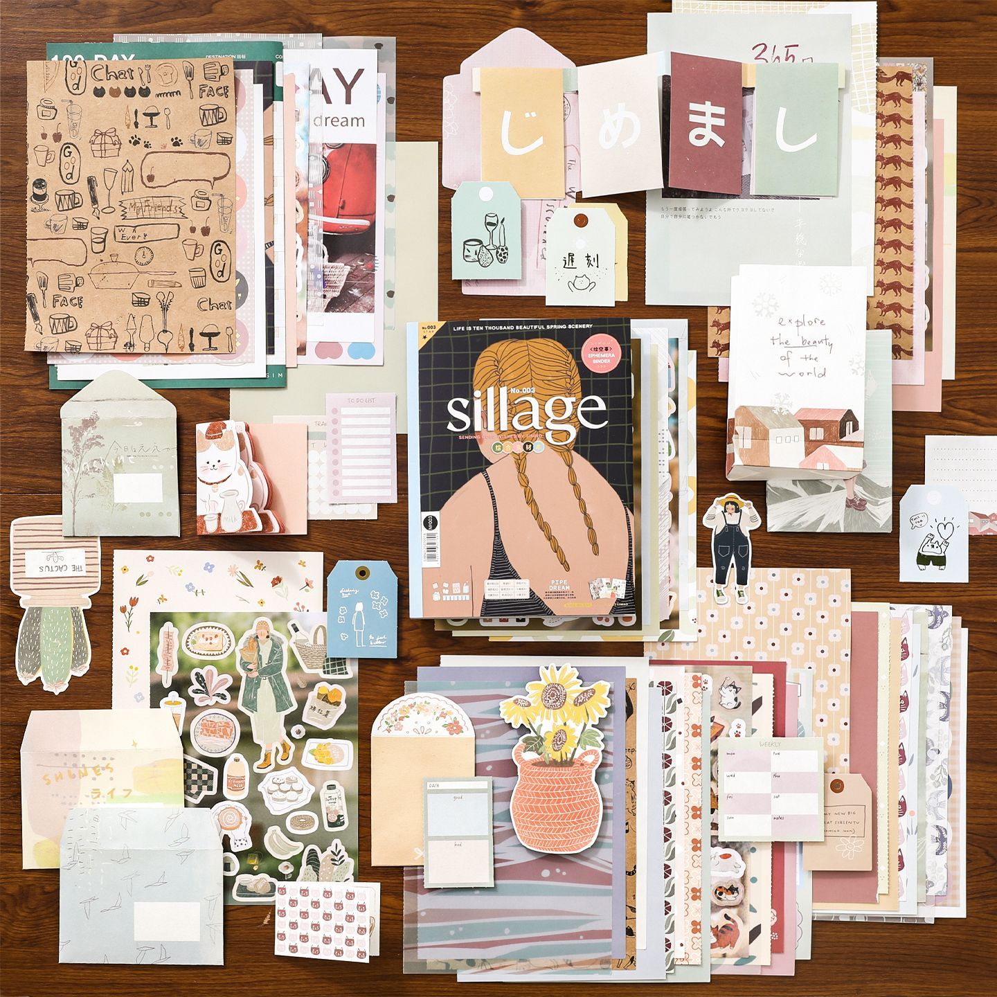 Graph Paper Pad - Buku Bahan Jurnal Gaya Korea Chaoyu,