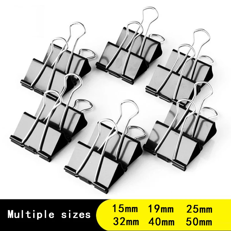 Binder Clip Assorted - 10/20 Buah Klip Kertas Logam 19