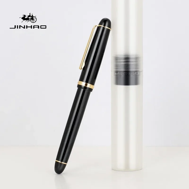 Stationery Supply Business - JINHAO X350 pulpen logam EF/F/M/pulpen bengkok