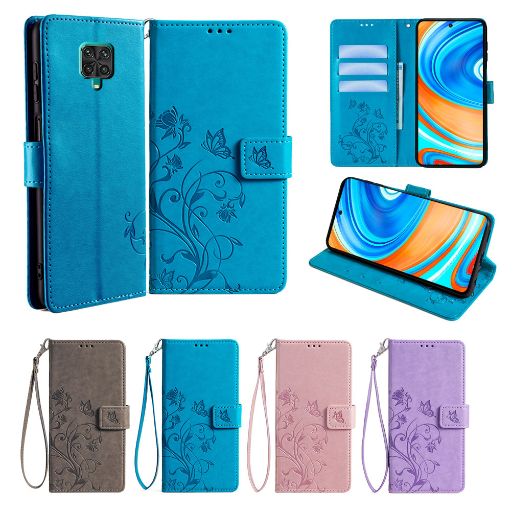 Bookmark Magnetic Clip - Casing Ponsel Flip Lanyard Warna Solid