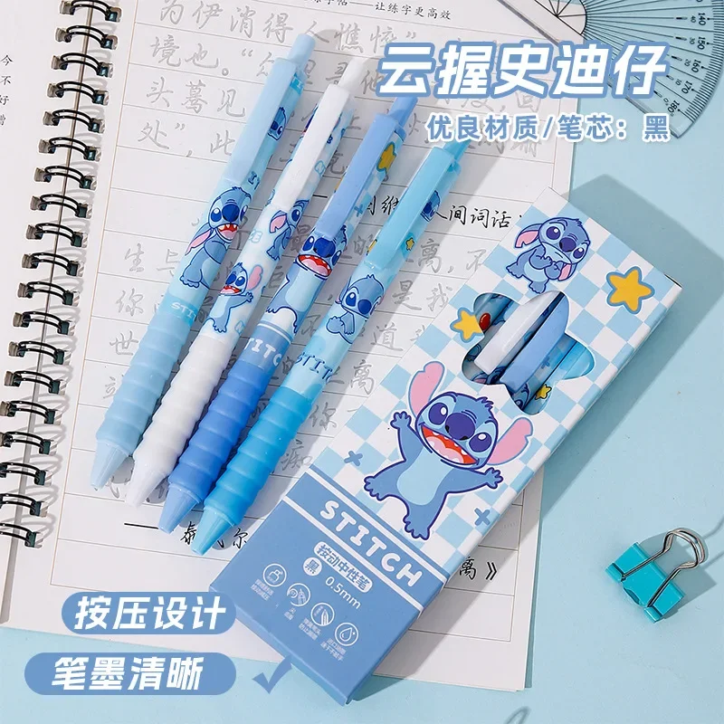 Stationery Warehouse - Aniime 4Pcs Stitchss Pena Gel Berkualitas