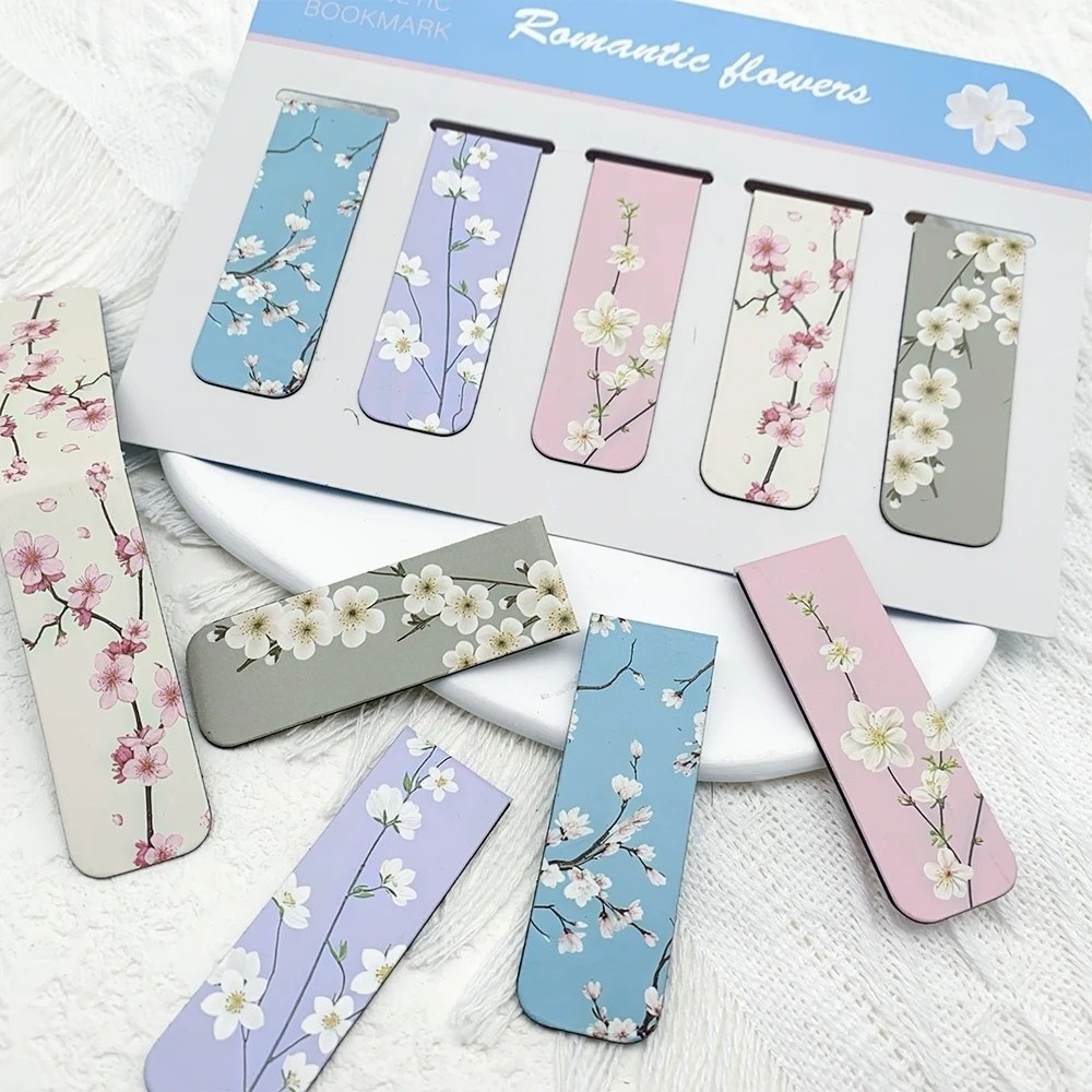 Bookmark Magnetic Clip - 5 Buah/Set Set Pembatas Buku Magnetik