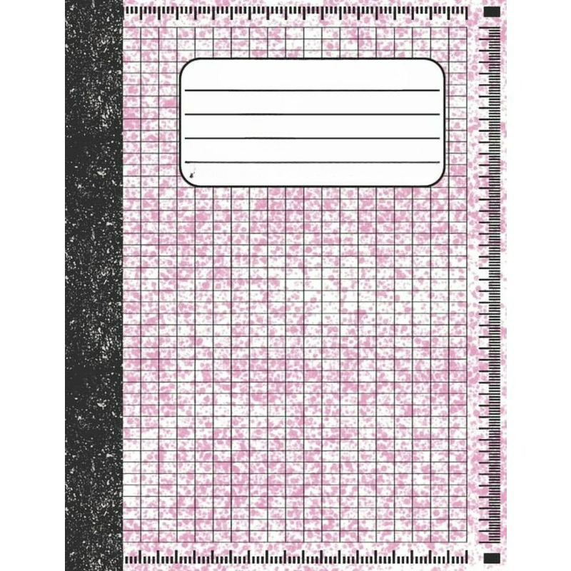 Graph Paper Pad - Buku Catatan Komposisi Kertas Grafik: Sampul