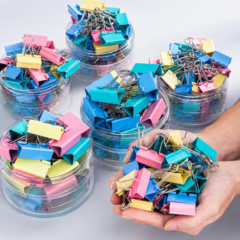 40PCS/Set Klip Binder Logam Pa - Office Stationery And Supply ulasan dan harga