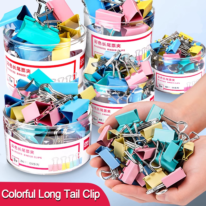 40PCS/Set Klip Binder Logam Pa - Office Stationery And Supply ulasan dan harga