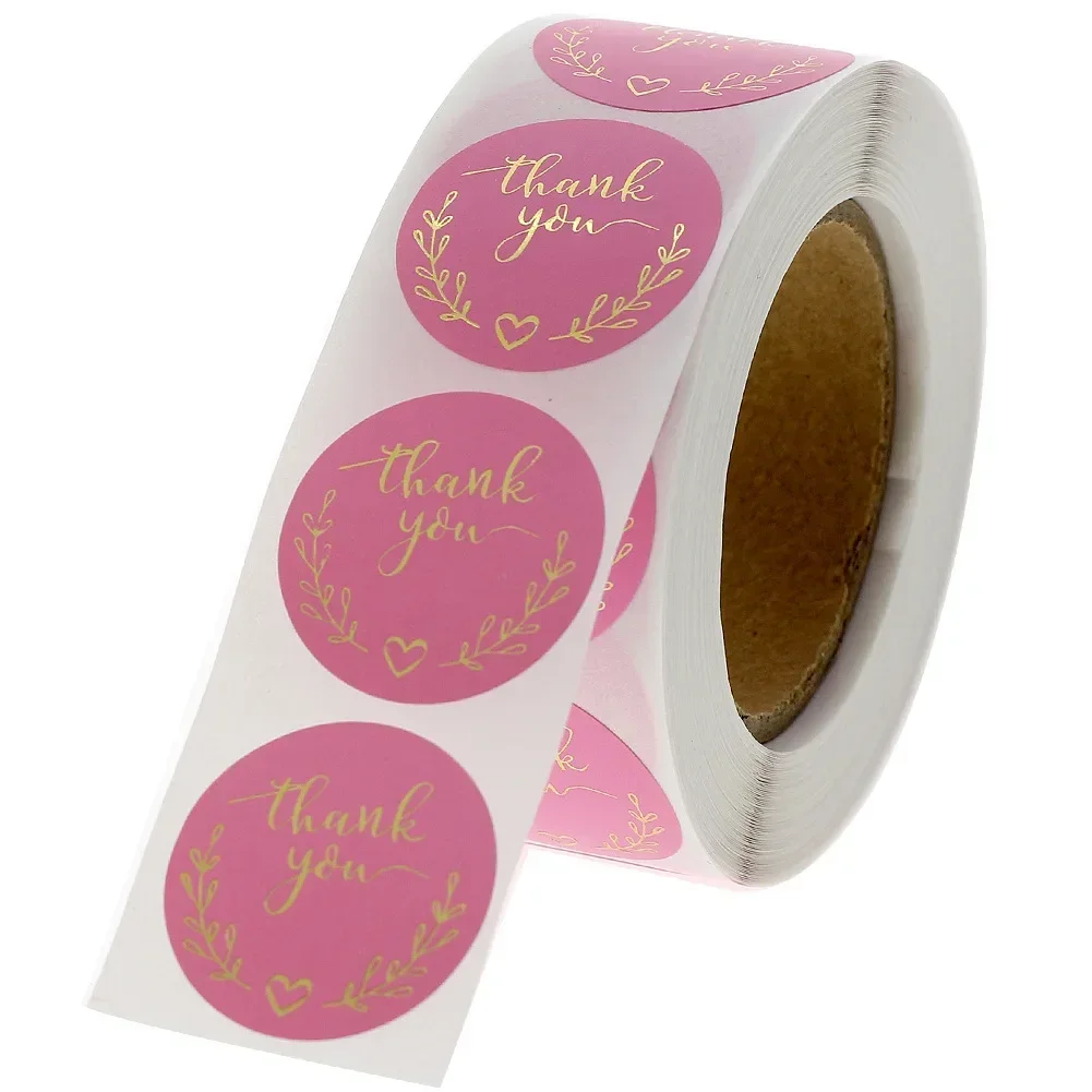 50-500pcs Stiker Terima Kasih  - Stationery Supply Business ulasan dan harga