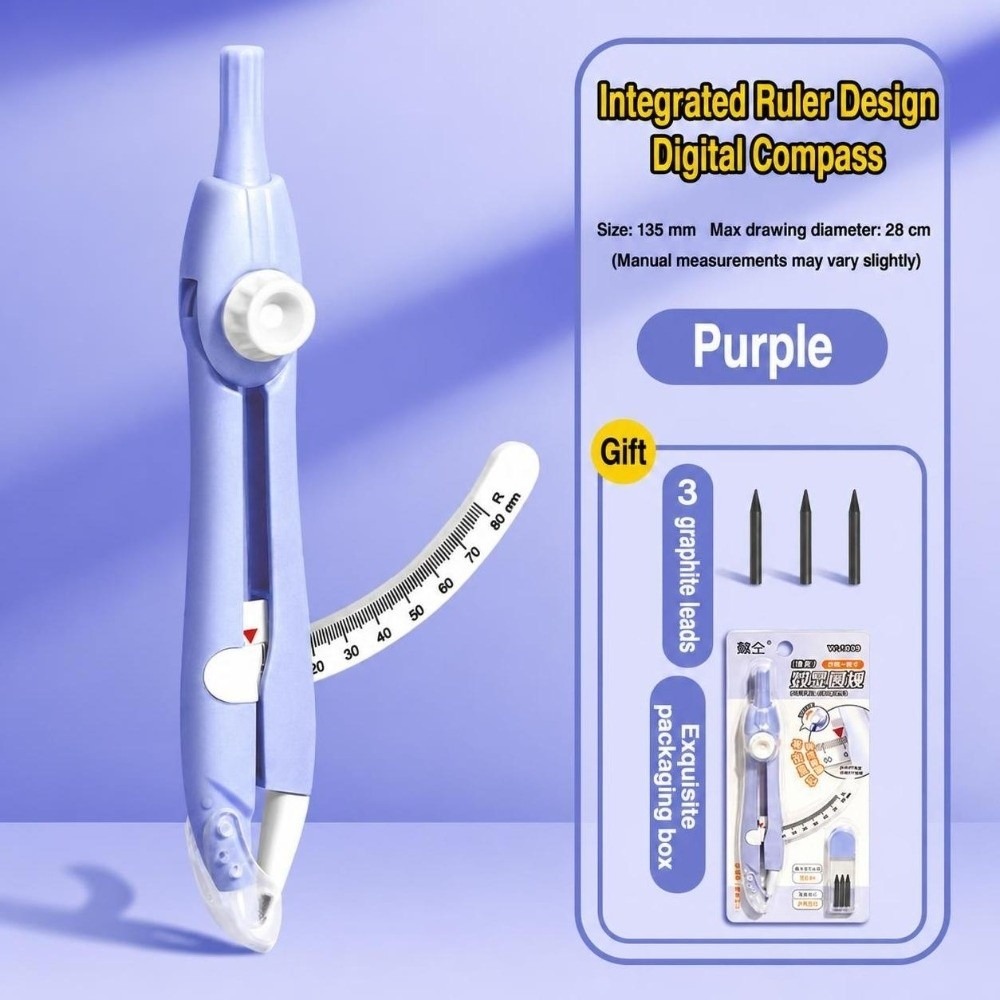 Kompas Digital dengan Layar Di - Compass Geometry Set ulasan dan harga