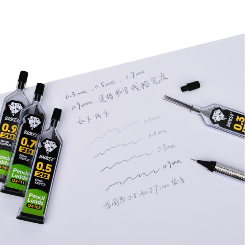 30 buah/botol, isi ulang pensi - Mechanical Pencil Lead ulasan dan harga