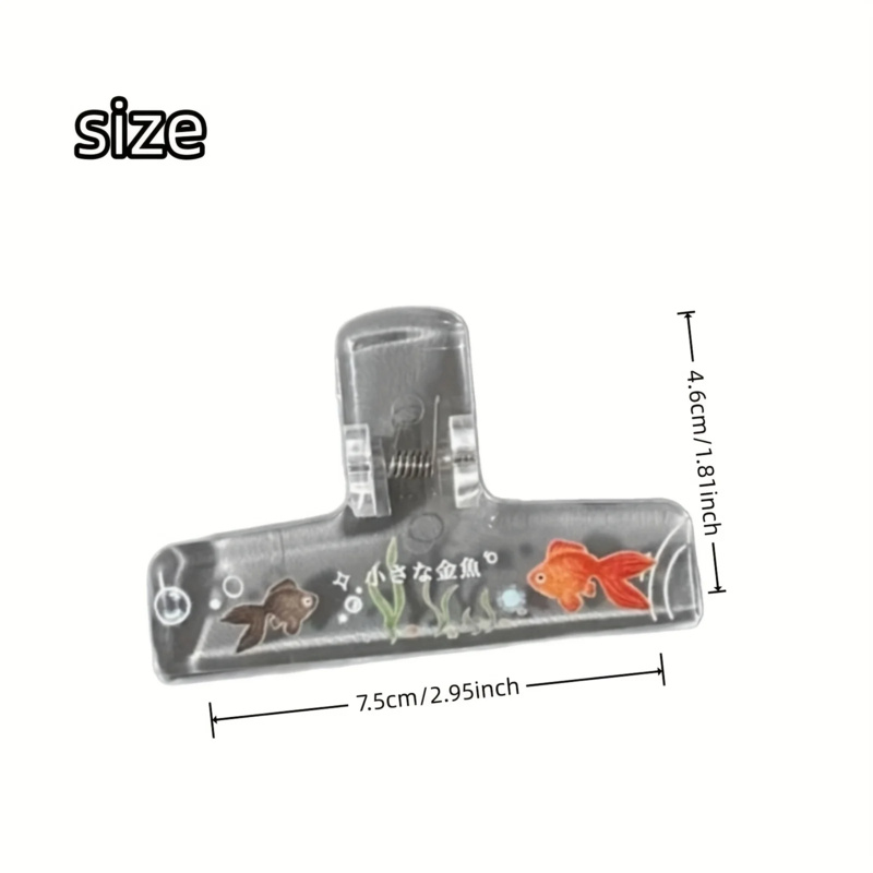 1 Buah Klip Binder Ikan Mas Ak - Binder Clip Assorted ulasan dan harga