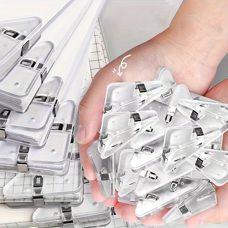 22 buah Set Klip Segitiga Tran - Binder Clip Assorted ulasan dan harga