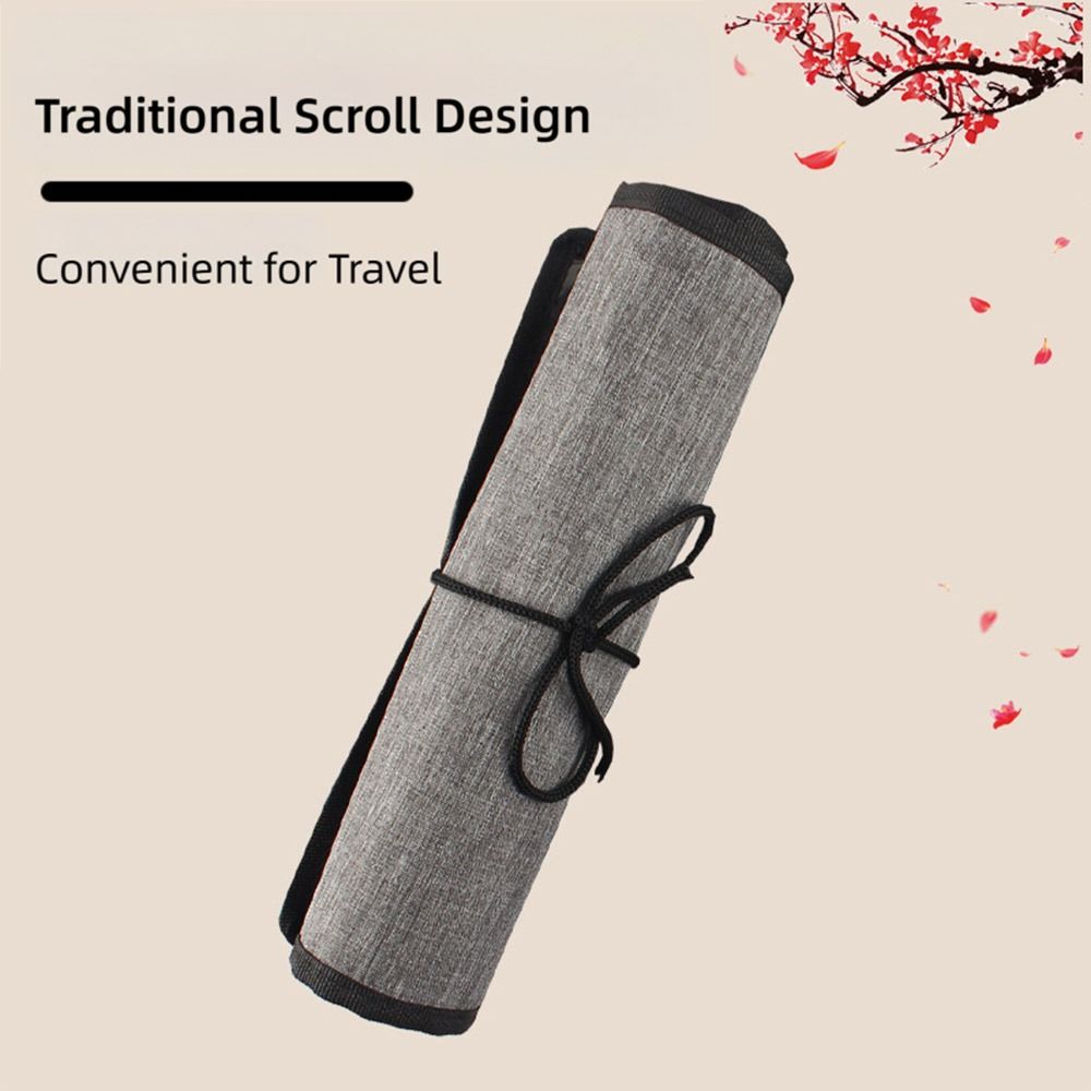 Kantong Penyimpanan Kuas Lukis - Pen Pouch Roll ulasan dan harga