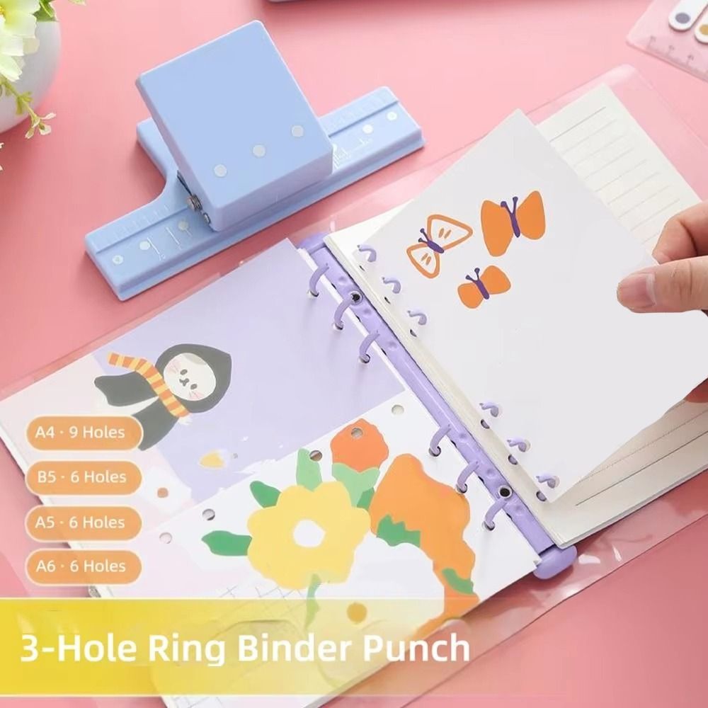 Mesin Pelubang Kertas 3 Lubang - Paper Punch 3 Hole ulasan dan harga
