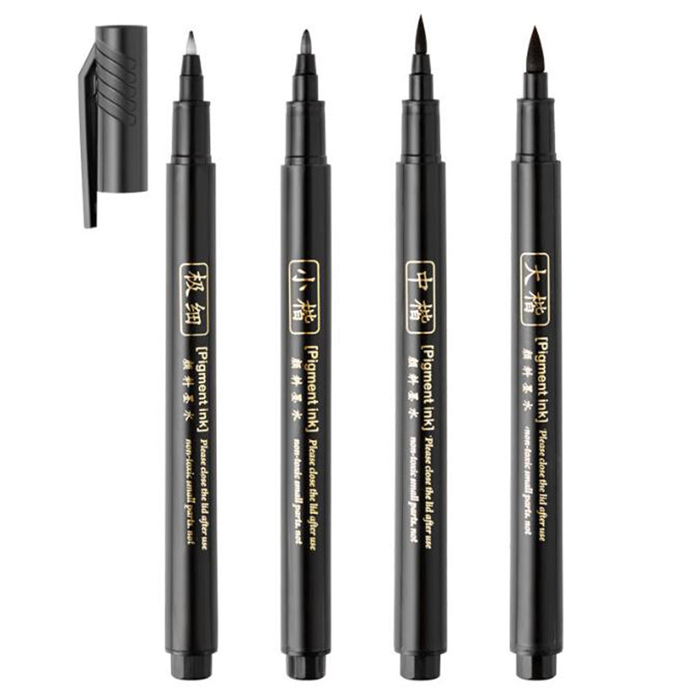 4 Buah Pena Kuas Pena Kaligraf - Stationery Warehouse ulasan dan harga