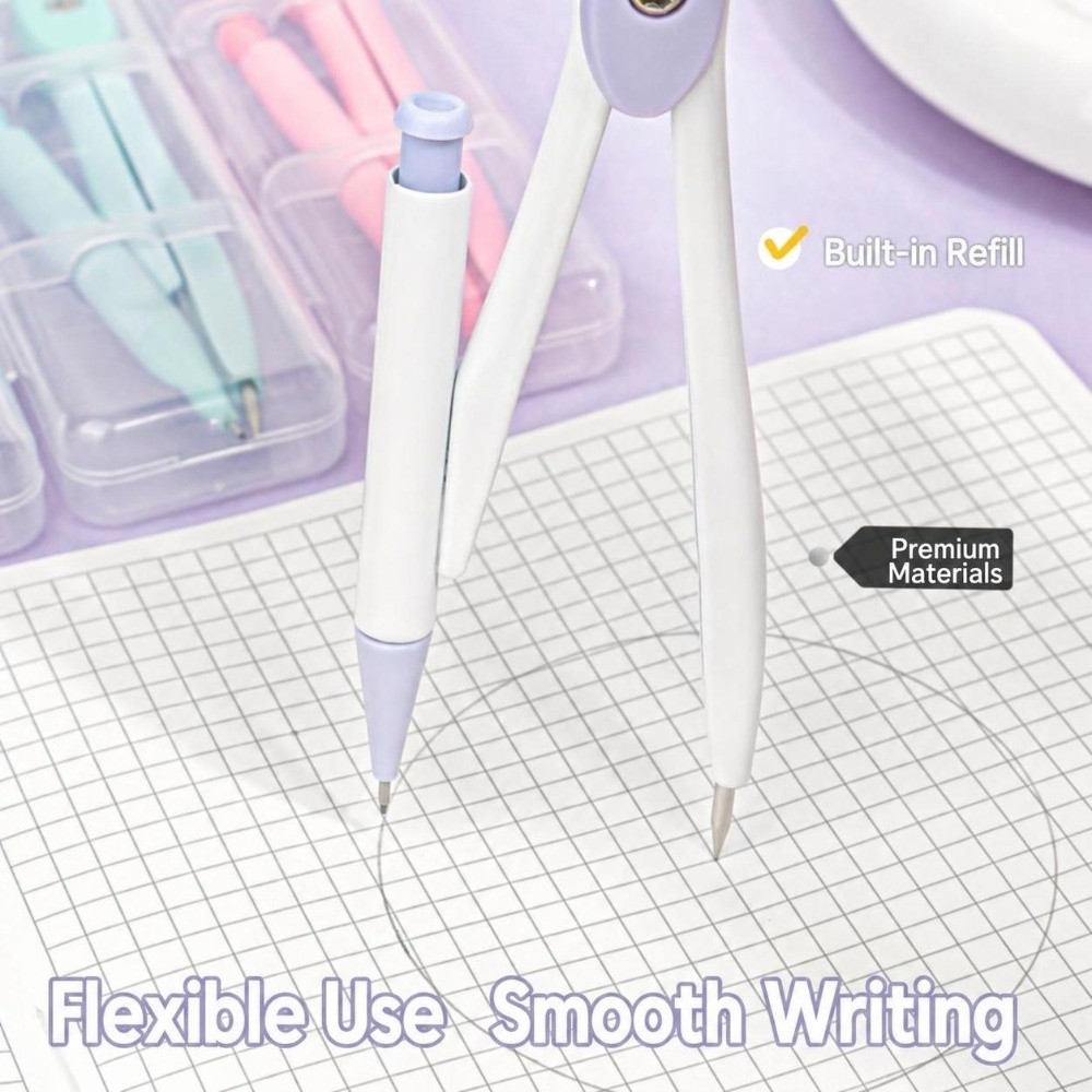 Kompas Gambar Logam Portabel W - Compass Geometry Set ulasan dan harga
