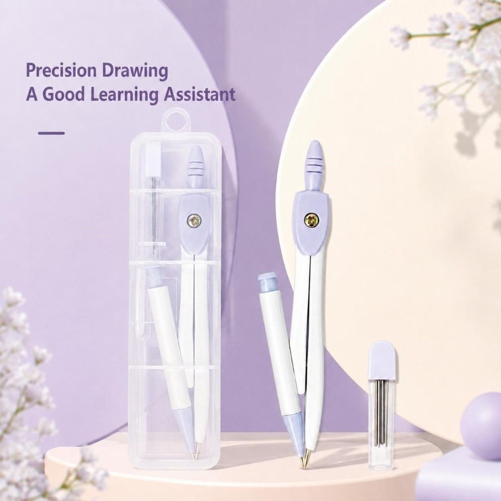 Kompas Gambar Logam Portabel W - Compass Geometry Set ulasan dan harga